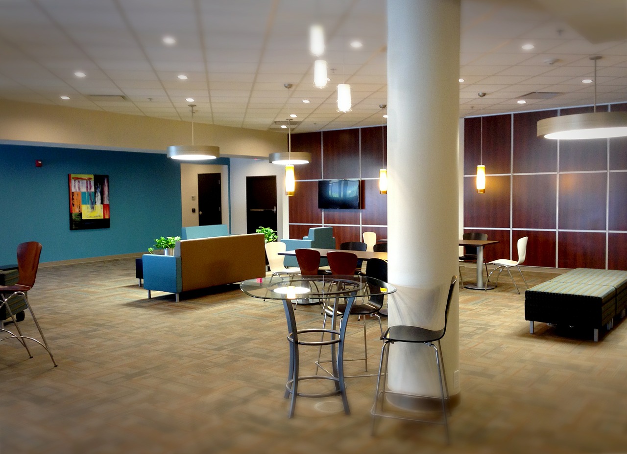 lobby, office, business